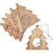 6 Pack Christmas Photo Ornaments, Unfinished Picture Frames Tree Hanging Decor